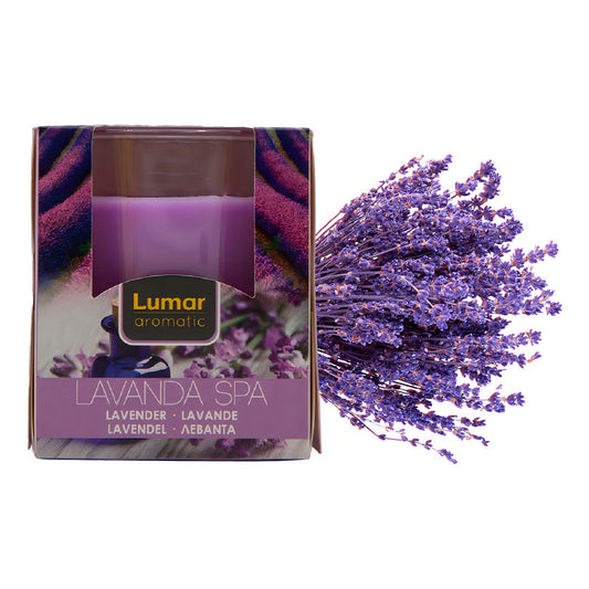 Lumar Aromatic -Vela En Vaso Decoracion | Lavanda Spa 125g
