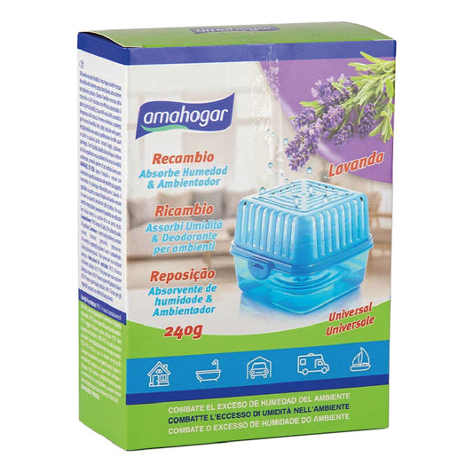 Absorbedor Humedad Recambio Universal 240g Lavanda