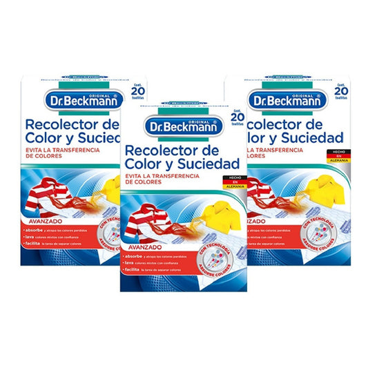Dr. Beckmann Recolector De Color Y Suciedad [60 Toallitas]