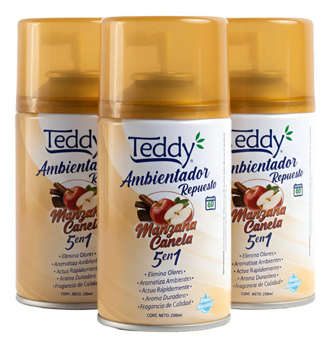 Teddy - Repuesto Automatico | 3u. Manzana Canela