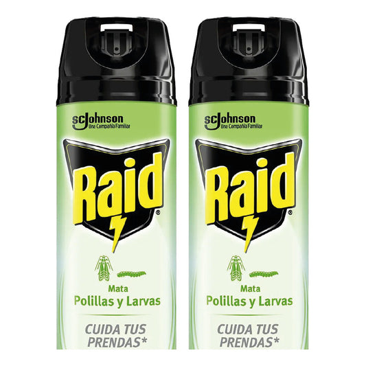Raid Repelente Larvas Y Repelente 390cc