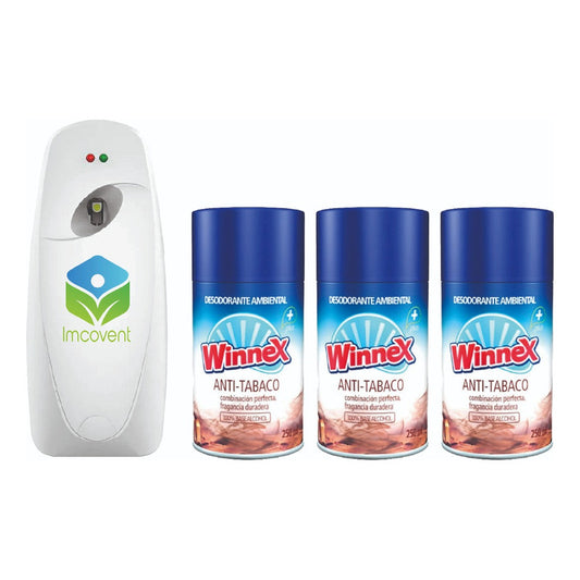 Winnex Difusor Automatico + 3 Repuestos Anti Tabaco