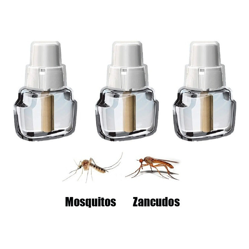 Raid Líquido Eléctrico Mosquitos Y Zancudos [3 Repuestos]
