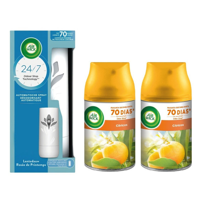 Air Wick Automatico Difusor + 2 Repuestos - Variedades