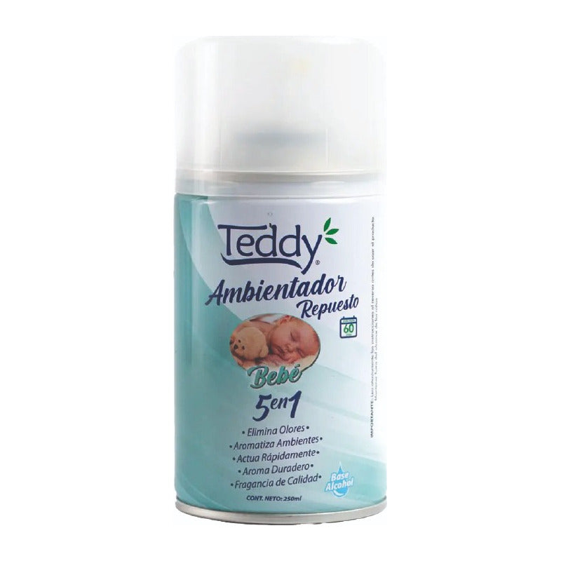 Repuesto Aromatiza. Automatico 250 Ml - Bebe Teddy 3u