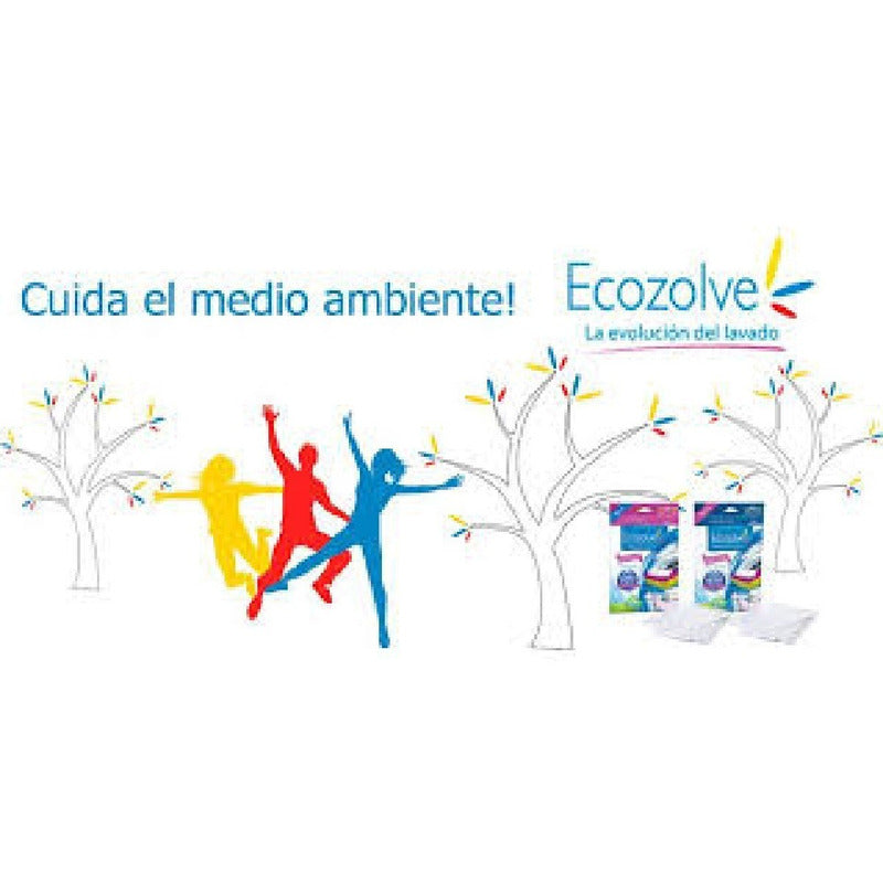 Ecozolve Detergente En Laminas Concentrado Biodegra [12 U]