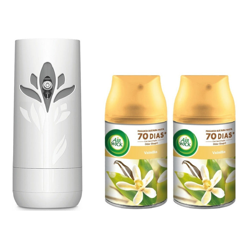 Air Wick Automatico Difusor + 2 Repuestos - Variedades