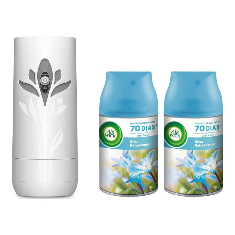 Air Wick Automatico Difusor + 2 Repuestos - Variedades