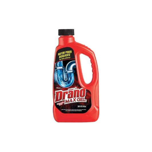 Draño Max Gel - Destapa Caños - No Daña Cañerías [946 Ml]