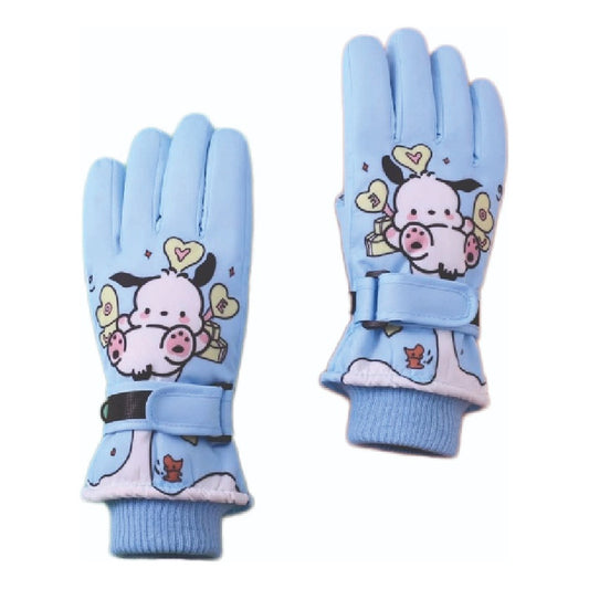 Guantes Invierno Urbano Antiviento Lluvia Leve Niños Talla M