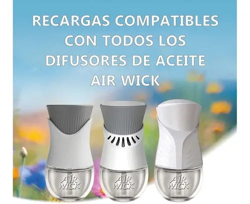 Air Wick Eléctrico Manzana Canela - Difusor + 2 Repues 21 Ml