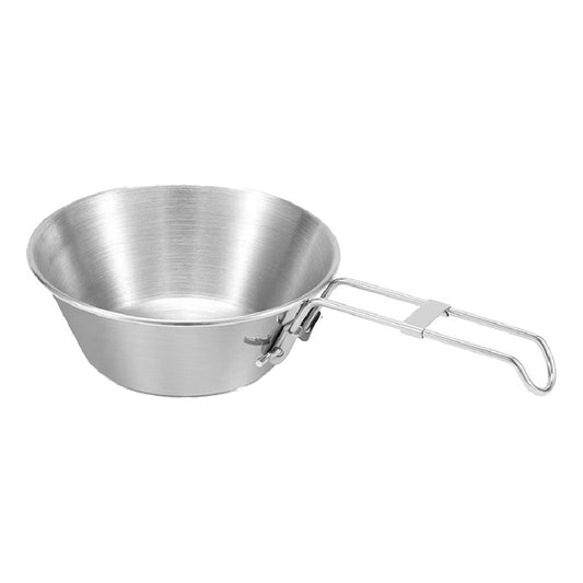 Plato Plegable De Acero Inox. Liviano Camping Montaña Viajes