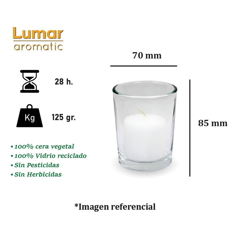 Lumar Aromatic Vela En Vaso Decoracion - Frutos Rojos 125g