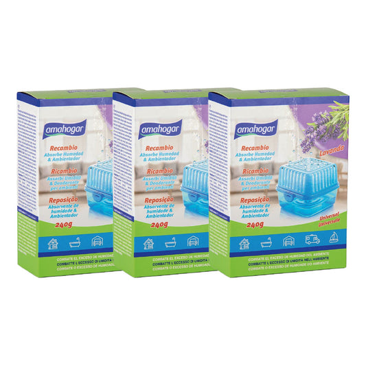 Absorbedor De Humedad Recarga Universal 240 G  3uni Amahogar