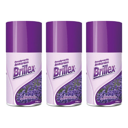Repuesto Automatico 270 Ml - Lavanda Brillex 3u Fl