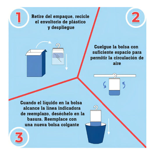 Amahogar - Adsorbedor De Humedad Absorbente Colgador - Unidad - 1 - 50 G