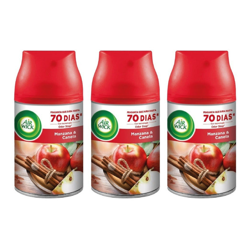 Air Wick Aromatizante Automático  [variedades] [3 Repuestos]