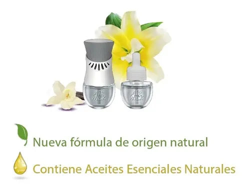 Air Wick Eléctrico Vainilla - Difusor + 2 Repuestos 21 Ml