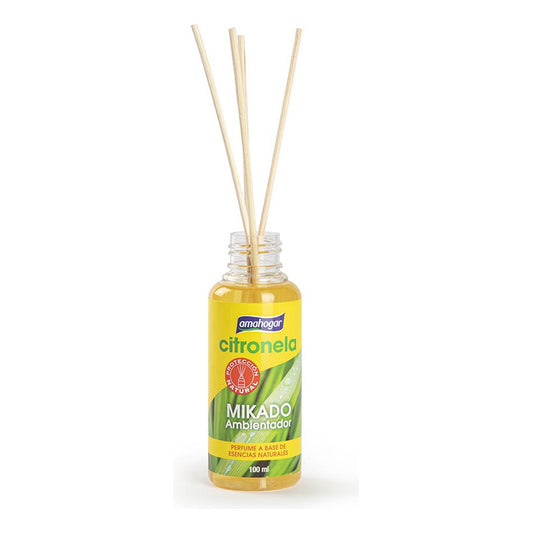 Amahogar - Mikado Reposición Citronela, 100 Ml