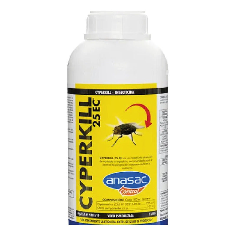 Cyperkill 25 Ec Repelente Multi Insectos Control Plagas /1 L