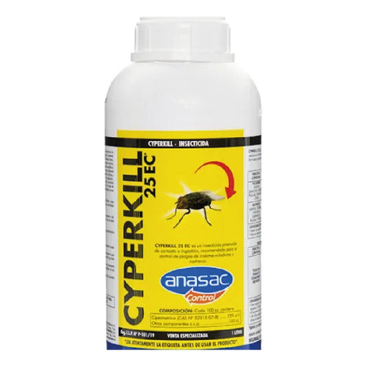 Cyperkill 25 Ec Repelente Multi Insectos Control Plagas /1 L