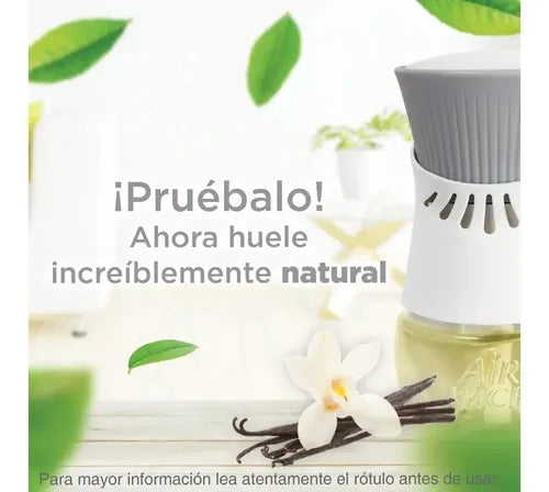 Air Wick Eléctrico Vainilla - Difusor + 2 Repuestos 21 Ml