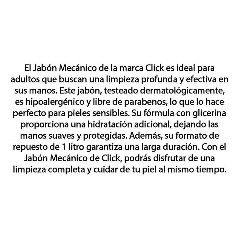 Jabón Mecánico - Con Glicerina [1l] [multiusos]