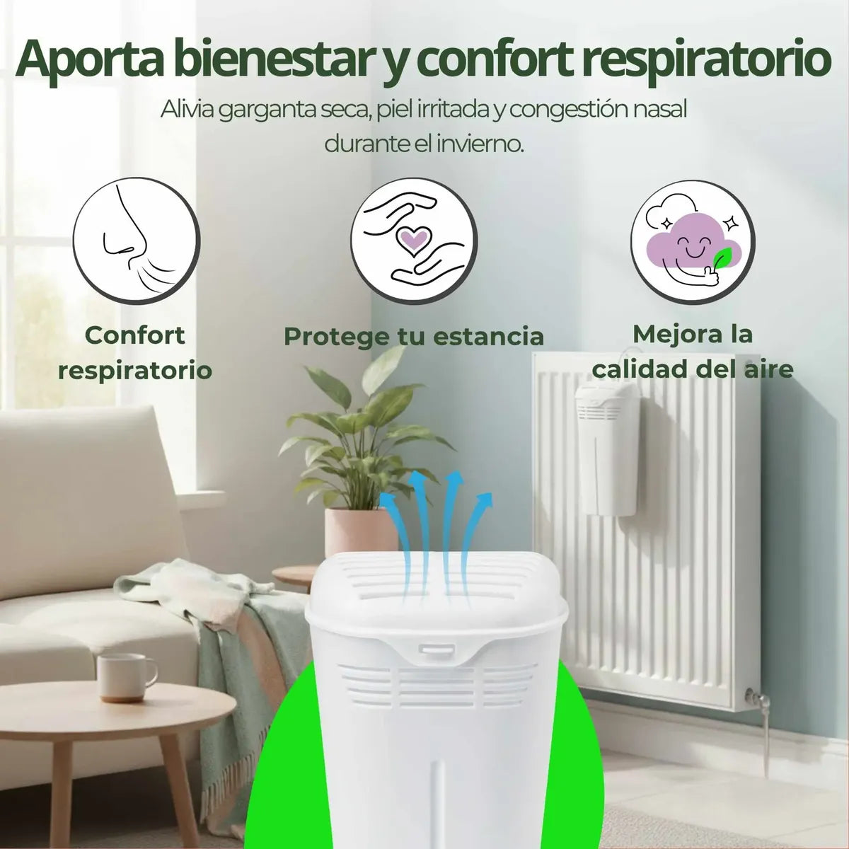 Humidificador para Radiador con Gancho - Pack x3 Unidades