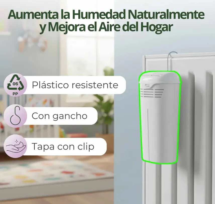 Humidificador para Radiador con Gancho - Pack x3 Unidades