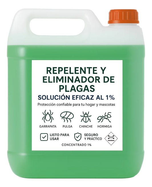 Eliminador de Plagas Pulgas Garrapatas Inter/exte 5 L