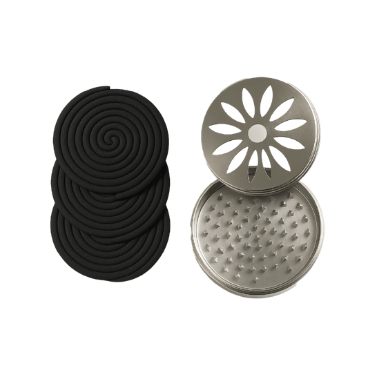 Espirales Citronela/Bambo Mosquitos Zancudo 30 Uni + Soporte Metal