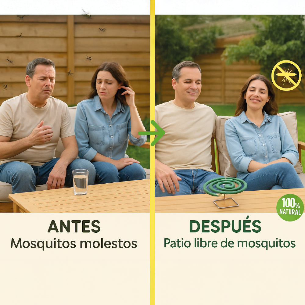 Espirales Citronela/Bambo Mosquitos Zancudo 30 Unidades