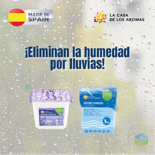 Absorbedor De Humedad Recargable 2 Potes + 5 Recargas