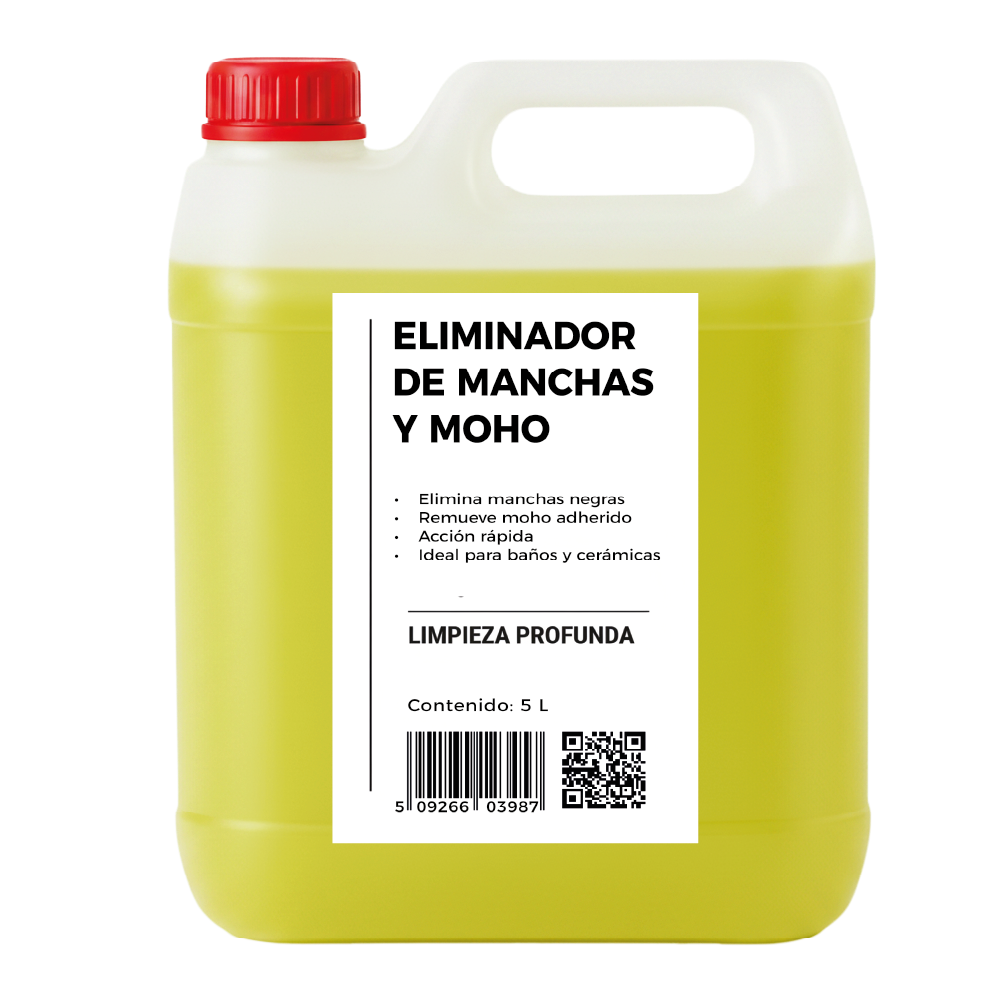 Eliminador Manchas Y Moho 5l Limpieza Profesional