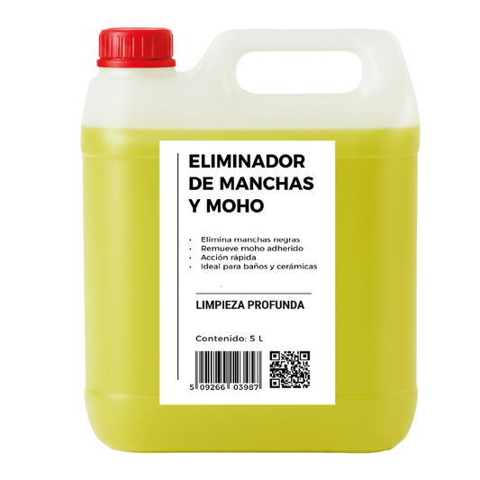 Eliminador Manchas Y Moho 5l Limpieza Profesional