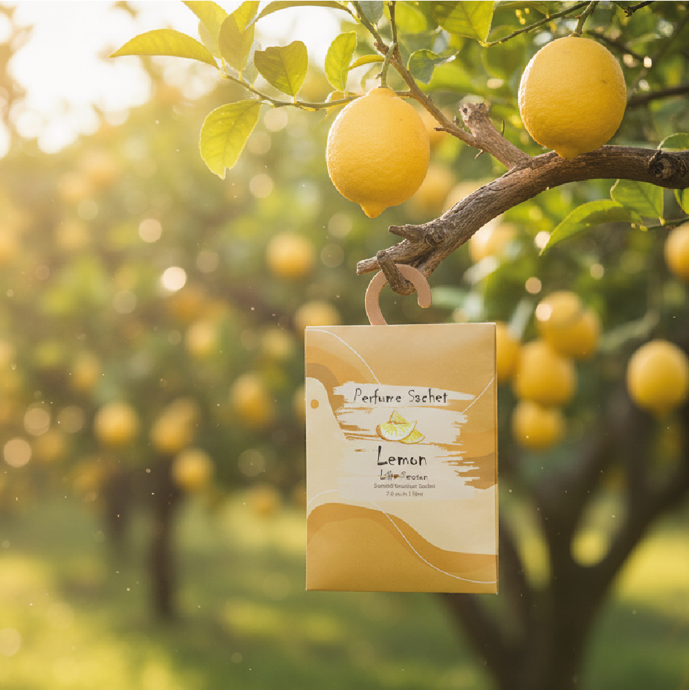 Sobre Perfumado Lifie Season 20g Armario Cajones  | Limon