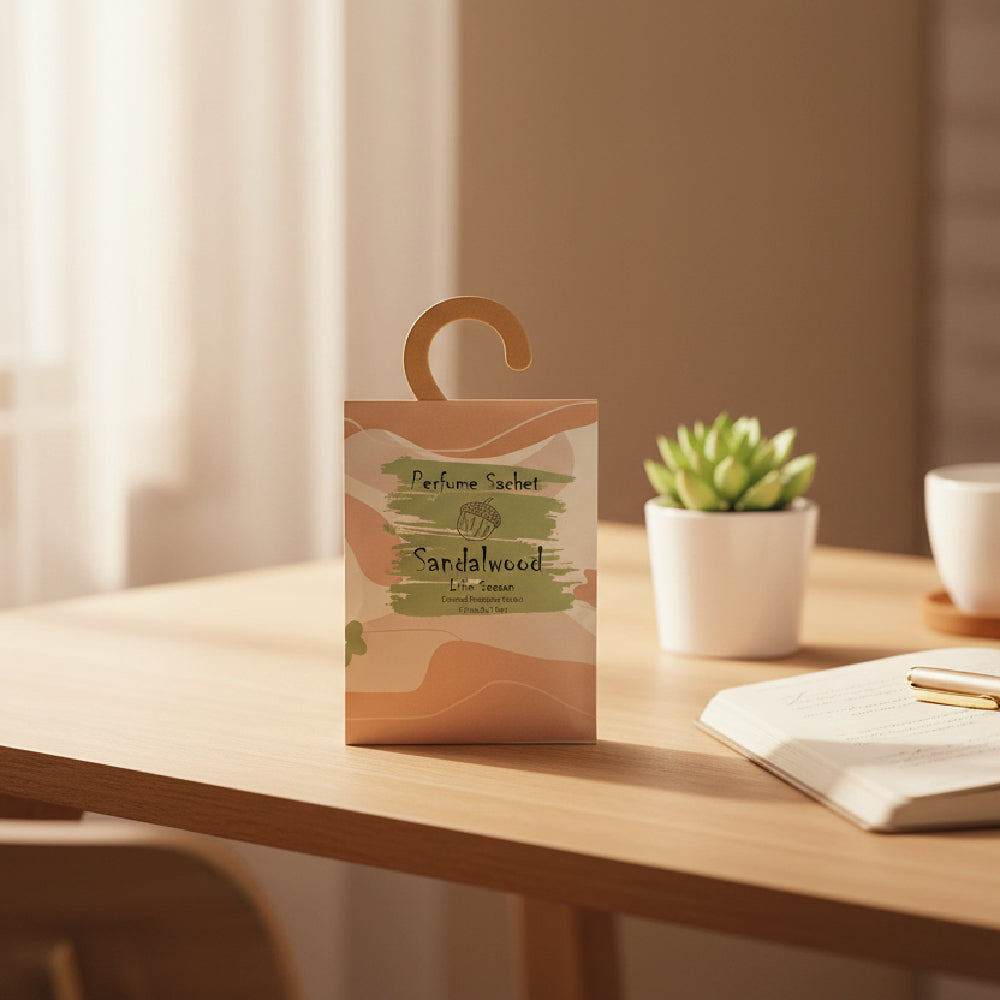 Sobre Perfumado Lifie Season 20g Armario Cajones  | Sandalo
