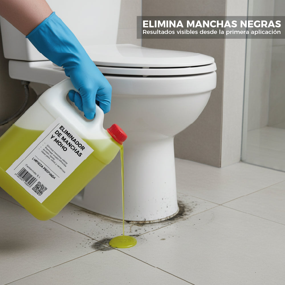 Eliminador Manchas Y Moho 5l Limpieza Profesional