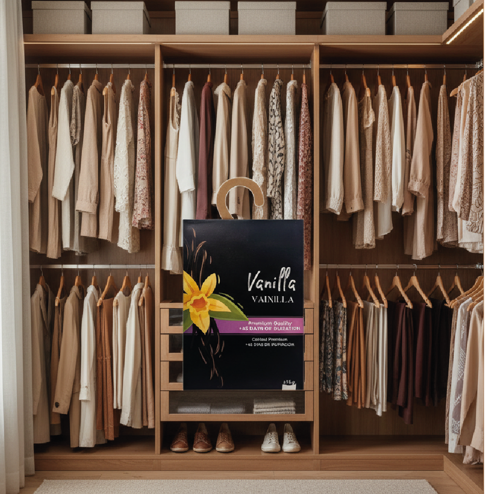 Sobre Perfumado Premium 15g Armario Cajones Autos | Vainilla