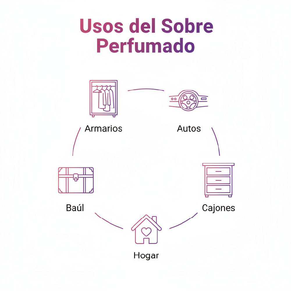 Sobre Perfumado Lifie Season 20g Armario Cajones  |  Alluring