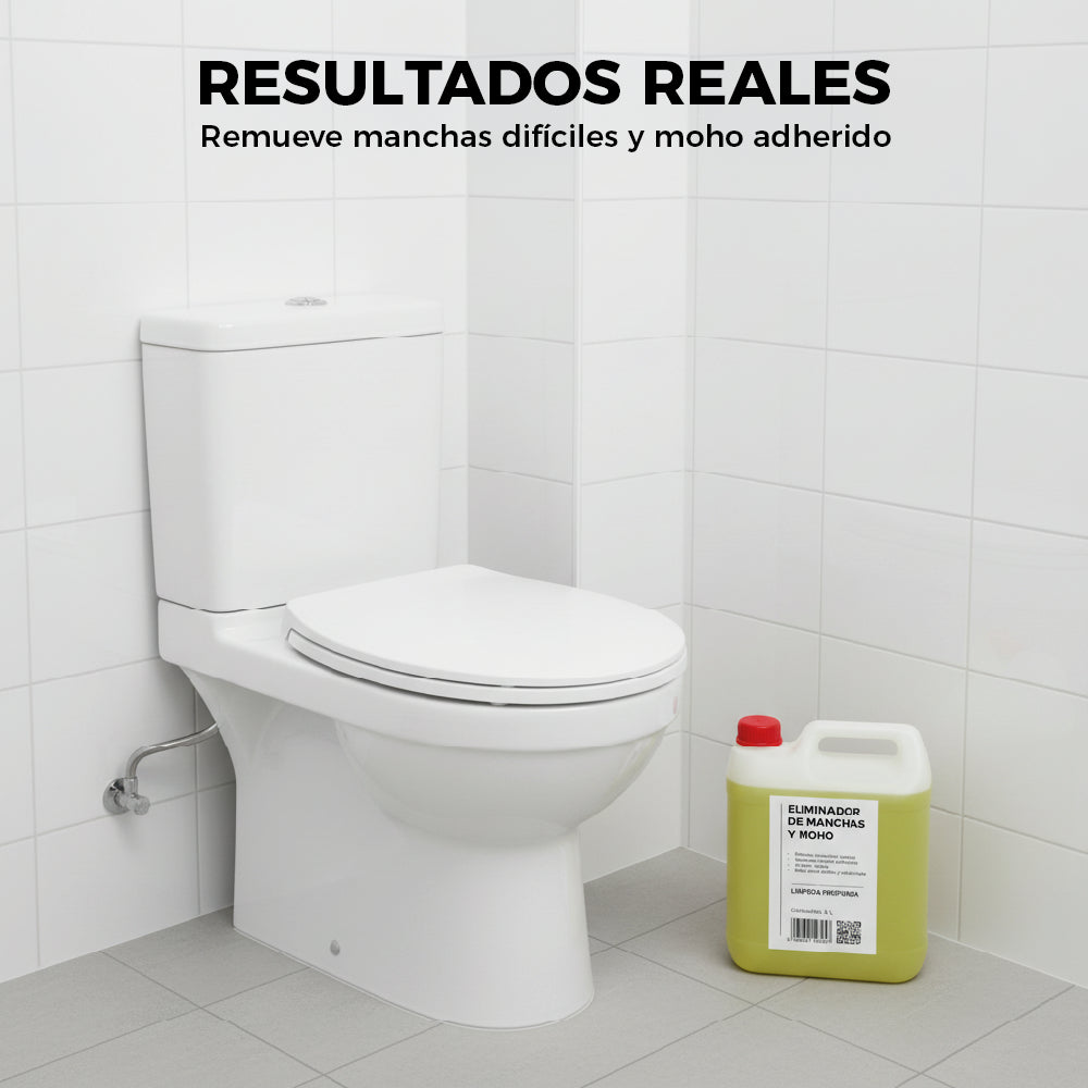 Eliminador Manchas Y Moho 5l Limpieza Profesional