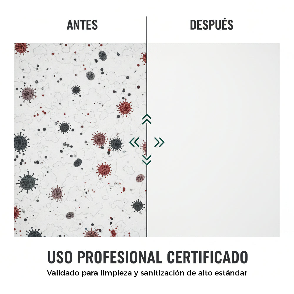 Amonio Cuaternario 0,08% Limpiador Profesional Uso Directo 5l