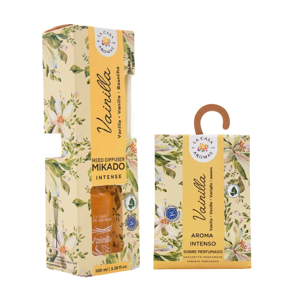 Mikado Intense 100 Ml + Sobre Perfumado 100 Ml Vainilla