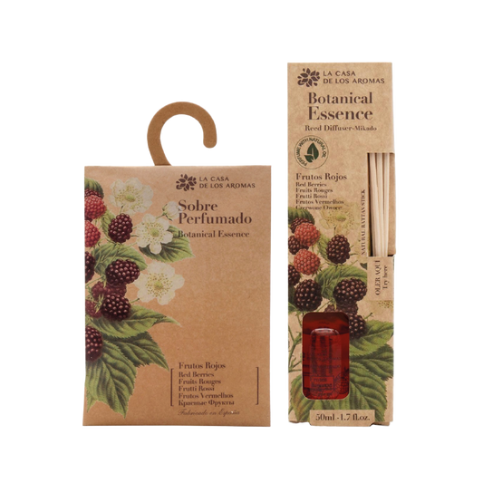 Mikado Botanical Essence 50 ml + Sobre Perfumado 100 ml Frutos rojos