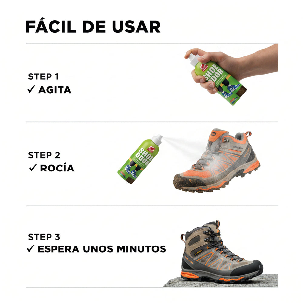 Neutralizador De Olores Para Calzados Y Zapatilla 100 Ml