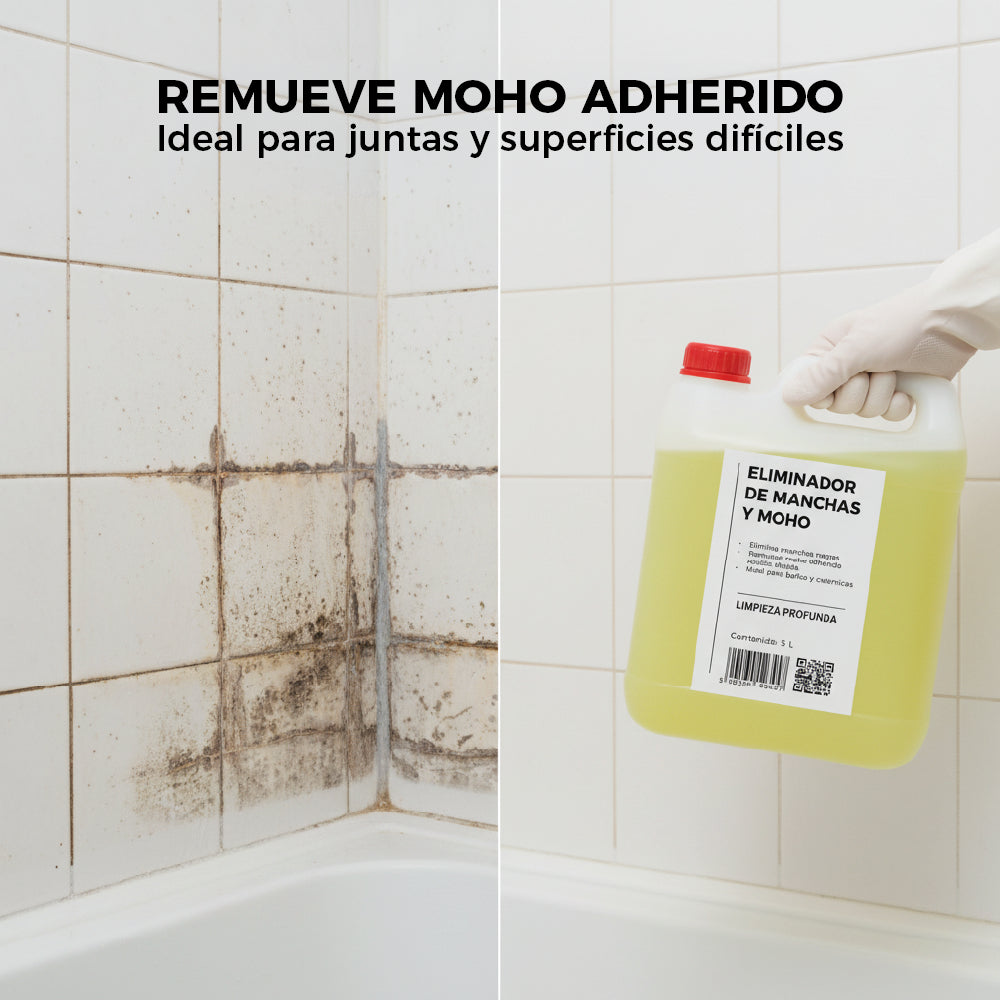 Eliminador Manchas Y Moho 5l Limpieza Profesional