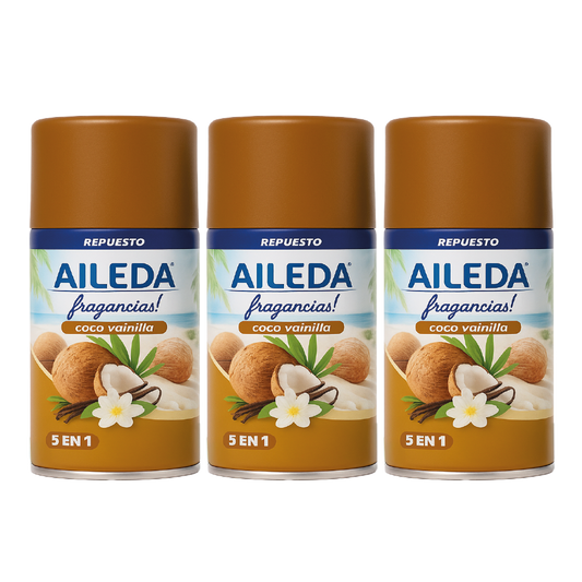 Repuestos Automáticos Aileda 250g - 3 Uni - Coco Vainilla