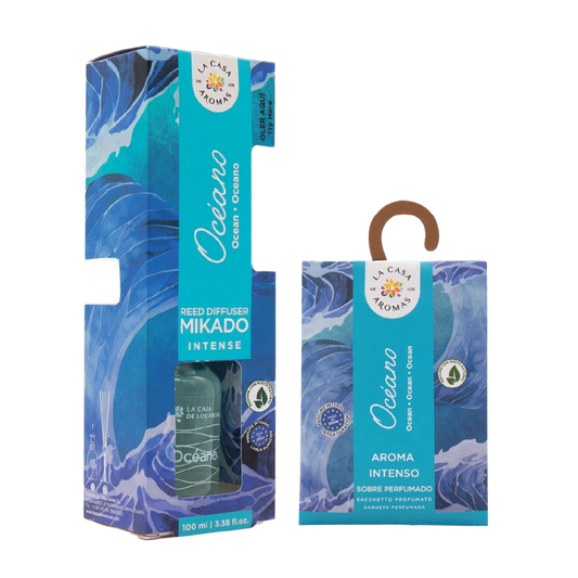 Mikado Intense 100 Ml + Sobre Perfumado 100 Ml Oceano