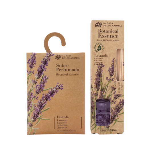 Mikado Botanical Essence 50 ml + Sobre Perfumado 100 ml Lavanda
