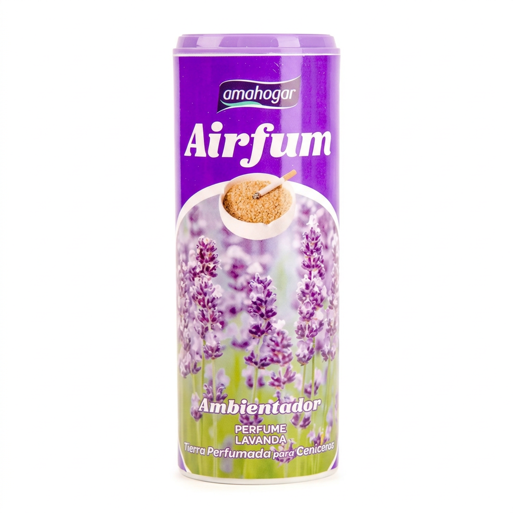 Airfum lavanda en formato cuadrado con fondo blanco
